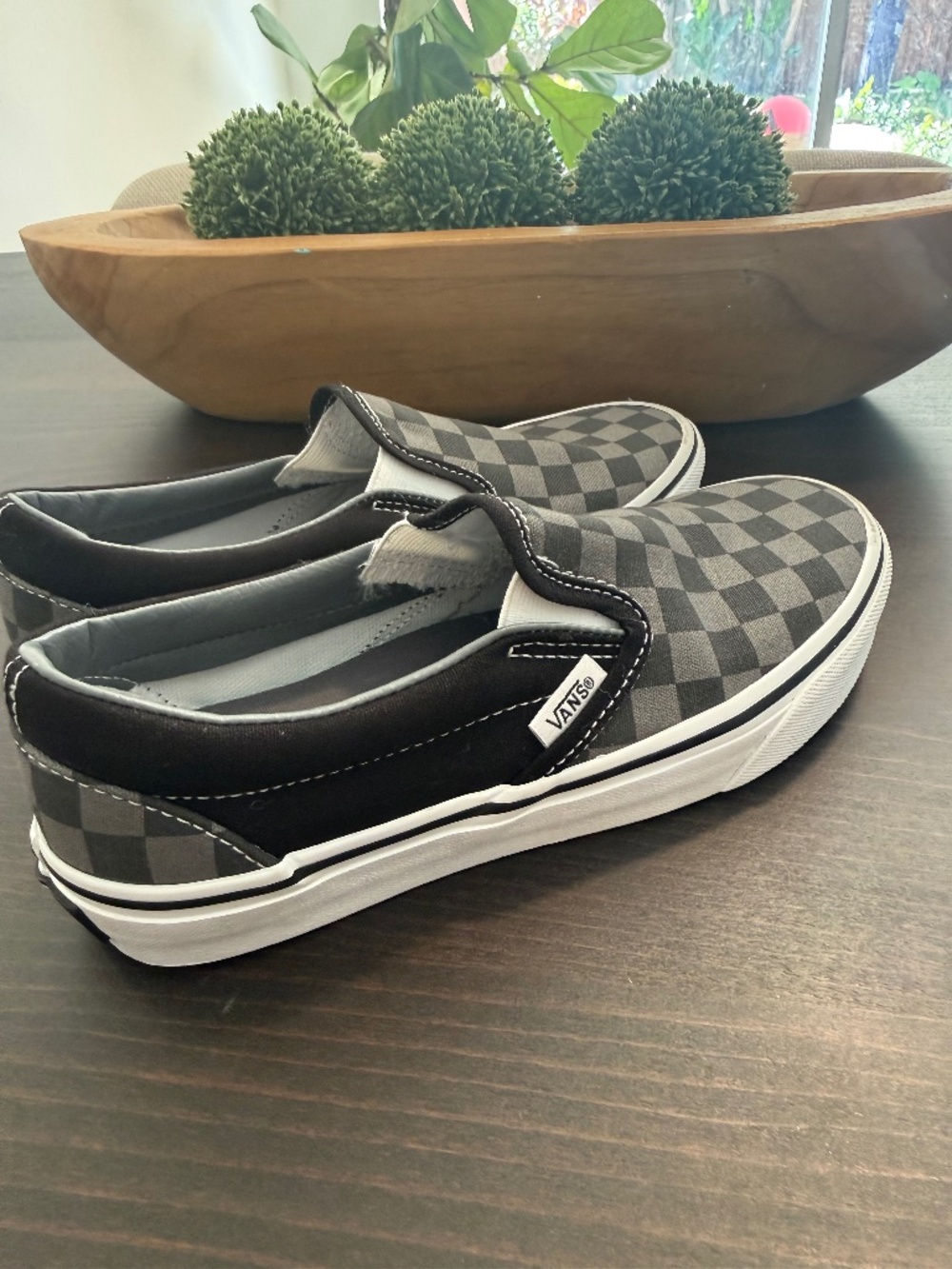 Vans Checkerboard slip ons